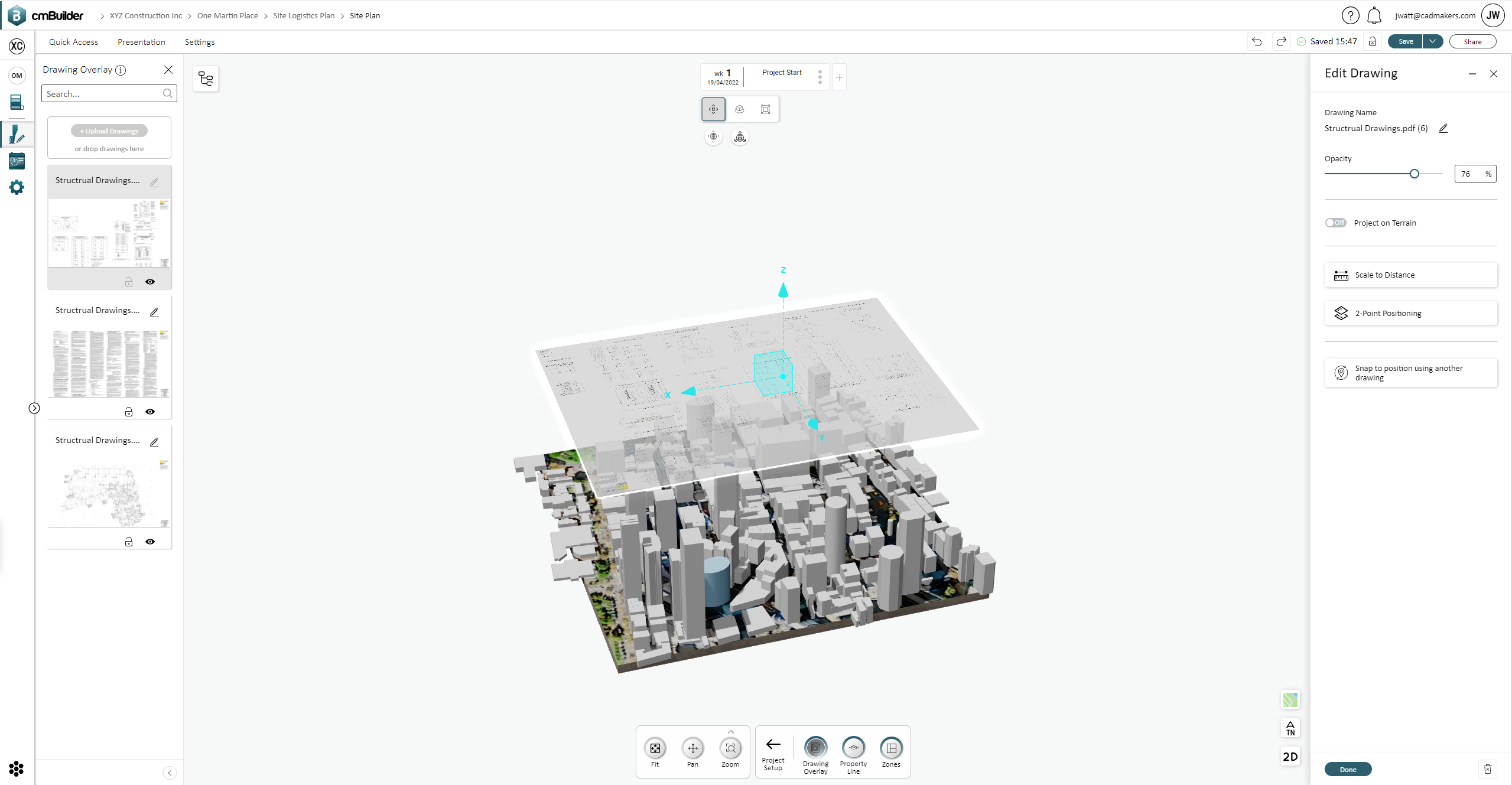 Overlay Layout Drawing 1.1 Drawing Overlay – cmBuilder Support